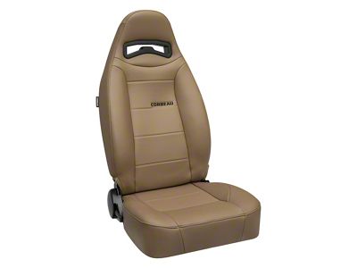 Corbeau Moab Reclining Seats with Double Locking Seat Brackets; Spice Vinyl (78-86 Jeep CJ7)