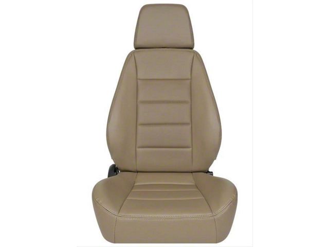 Corbeau Sport Reclining Seats with Double Locking Seat Brackets; Spice Vinyl (78-86 Jeep CJ7)