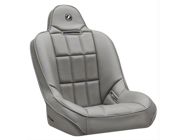 Corbeau Baja SS Suspension Seats with Double Locking Seat Brackets; Gray Vinyl (20-24 Jeep Gladiator JT)