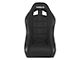 Corbeau Baja XP Suspension Seat; Black Vinyl/Cloth (Universal; Some Adaptation May Be Required)