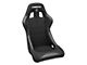 Corbeau Forza Wide Racing Seats with Double Locking Seat Brackets; Black Cloth (20-24 Jeep Gladiator JT)