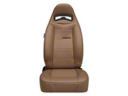 Corbeau Moab Reclining Seats with Inflatable Lumbar; Tan Vinyl; Pair (Universal; Some Adaptation May Be Required)