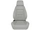 Corbeau Sport Reclining Seats with Double Locking Seat Brackets; Gray Vinyl (20-24 Jeep Gladiator JT)