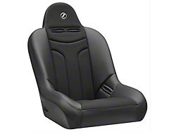 Corbeau Baja JP Suspension Seats with Double Locking Seat Brackets; Black Vinyl/Cloth (91-95 Jeep Wrangler YJ)