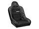 Corbeau Baja JP Suspension Seats with Double Locking Seat Brackets; Black Vinyl/Cloth (97-02 Jeep Wrangler TJ)