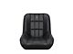 Corbeau Baja Low Back Suspension Seats with Double Locking Seat Brackets; Black Vinyl (18-24 Jeep Wrangler JL)