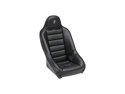 Corbeau Baja Ultra Wide Suspension Seats with Double Locking Seat Brackets; Black Vinyl (18-24 Jeep Wrangler JL)