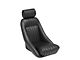 Corbeau Classic Bucket Seats with Double Locking Seat Brackets; Black Vinyl (87-90 Jeep Wrangler YJ)