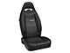 Corbeau Moab Reclining Seats with Double Locking Seat Brackets; Black Neoprene (87-90 Jeep Wrangler YJ)