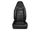 Corbeau Moab Reclining Seats with Inflatable Lumbar; Black Vinyl; Pair (Universal; Some Adaptation May Be Required)