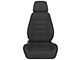 Corbeau Sport Reclining Seats with Double Locking Seat Brackets; Black Cloth (87-90 Jeep Wrangler YJ)