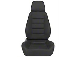 Corbeau Sport Reclining Seats with Double Locking Seat Brackets; Black Cloth (18-24 Jeep Wrangler JL)