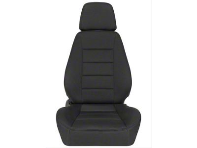 Corbeau Sport Reclining Seats with Double Locking Seat Brackets; Black Neoprene (91-95 Jeep Wrangler YJ)