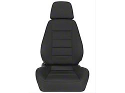 Corbeau Sport Reclining Seats with Double Locking Seat Brackets; Black Neoprene (18-24 Jeep Wrangler JL)