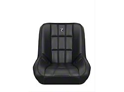 Corbeau Baja Low Back Suspension Seats with Double Locking Seat Brackets; Black Vinyl (05-15 Tacoma)