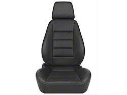Corbeau Sport Reclining Seats with Double Locking Seat Brackets; Black Vinyl (05-15 Tacoma)