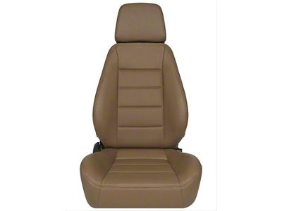 Corbeau Sport Reclining Seats with Double Locking Seat Brackets; Tan Vinyl (05-15 Tacoma)