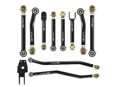 Core 4x4 Crawl Series Adjustable Upper and Lower Control Arm and Track Bar Kit (93-98 Jeep Grand Cherokee ZJ)