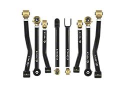 Core 4x4 Adjustable Upper and Lower Control Arms; Tier 3 (07-18 Jeep Wrangler JK)