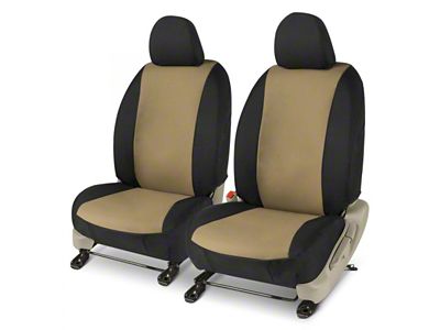 Covercraft Precision Fit Seat Covers Endura Custom Front Row Seat Covers; Tan/Black (10-24 4Runner)