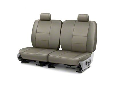 Covercraft Precision Fit Seat Covers Leatherette Custom Third Row Seat Cover; Light Gray (10-24 4Runner w/ Third Row Seats)