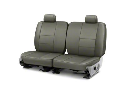 Covercraft Precision Fit Seat Covers Leatherette Custom Third Row Seat Cover; Medium Gray (10-24 4Runner w/ Third Row Seats)