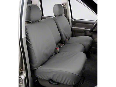 Covercraft Seat Saver Polycotton Custom Second Row Seat Cover; Gray (2010 4Runner w/o Third Row Seats)