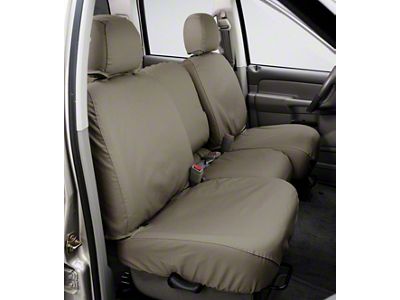 Covercraft Seat Saver Polycotton Custom Second Row Seat Cover; Wet Sand (2010 4Runner w/o Third Row Seats)