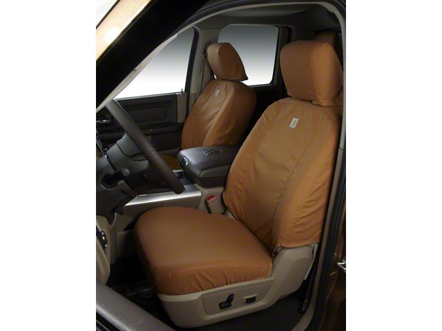 Covercraft SeatSaver Custom Front Seat Covers; Carhartt Brown (07-08 4Runner)