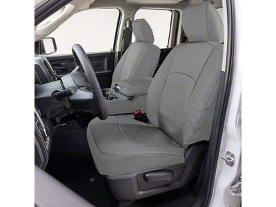 Covercraft Precision Fit Seat Covers Endura Custom Front Row Seat Covers; Silver (21-24 Bronco 2-Door w/ Cloth Seats)