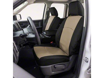 Covercraft Precision Fit Seat Covers Endura Custom Second Row Seat Cover; Tan/Black (21-24 Bronco 2-Door)