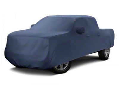 Covercraft Custom Car Covers Form-Fit Car Cover; Metallic Dark Blue (21-24 Bronco 4-Door w/ Soft Top, Excluding Raptor)