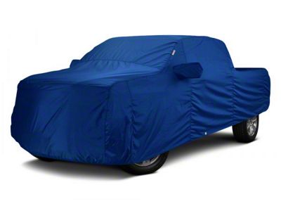 Covercraft Custom Car Covers Sunbrella Car Cover; Pacific Blue (21-24 Bronco 4-Door w/ Soft Top, Excluding Raptor)