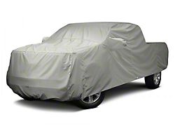 Covercraft Custom Car Covers Polycotton Car Cover; Gray (16-24 Titan XD Crew Cab)