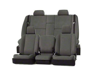 Covercraft Precision Fit Seat Covers Leatherette Custom Front Row Seat Covers; Stone (22-25 Frontier)