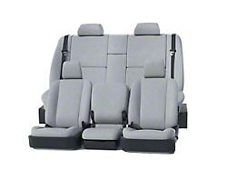 Covercraft Precision Fit Seat Covers Leatherette Custom Second Row Seat Cover; Light Gray (05-21 Frontier King Cab)