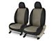 Covercraft Precision Fit Seat Covers Endura Custom Front Row Seat Covers; Charcoal/Black (84-94 Jeep Cherokee XJ)