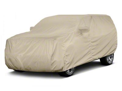 Covercraft Custom Car Covers Flannel Car Cover; Tan (84-96 Jeep Cherokee XJ)