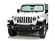 Covercraft UVS100 Heat Shield Custom Sunscreen with Jeep Grille Logo; Silver (20-24 Jeep Gladiator JT)