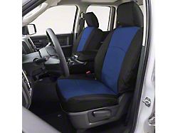 Covercraft Precision Fit Seat Covers Endura Custom Front Row Seat Covers; Blue/Black (02-04 Jeep Grand Cherokee WJ, Excluding Overland)