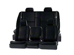 Covercraft Precision Fit Seat Covers Leatherette Custom Second Row Seat Cover; Black (08-10 Jeep Grand Cherokee WK Laredo)