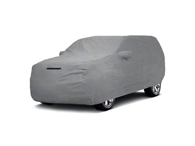 Covercraft Custom Car Covers 3-Layer Moderate Climate Car Cover; Gray (87-95 Jeep Wrangler YJ w/ Soft Top)