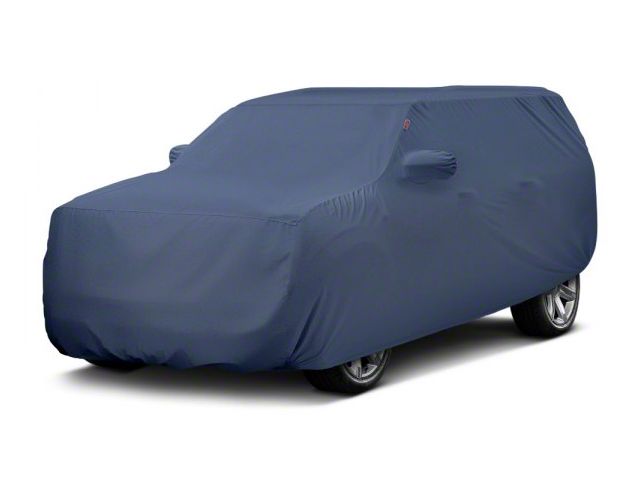 Covercraft Custom Car Covers Form-Fit Car Cover; Metallic Dark Blue (07-18 Jeep Wrangler JK 4-Door)