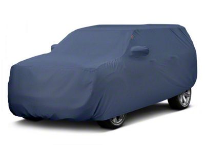 Covercraft Custom Car Covers Form-Fit Car Cover; Metallic Dark Blue (18-24 Jeep Wrangler JL 2-Door)