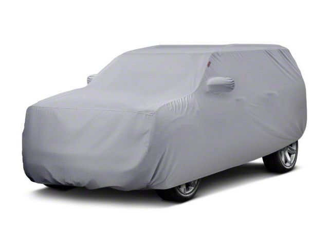 Covercraft Custom Car Covers Form-Fit Car Cover; Silver Gray (18-24 Jeep Wrangler JL 4-Door, Excluding Rubicon 392)