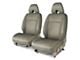 Covercraft Precision Fit Seat Covers Leatherette Custom Front Row Seat Covers; Light Gray (13-18 Jeep Wrangler JK 4-Door)