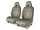 Covercraft Precision Fit Seat Covers Leatherette Custom Front Row Seat Covers; Light Gray (07-10 Jeep Wrangler JK 2-Door)