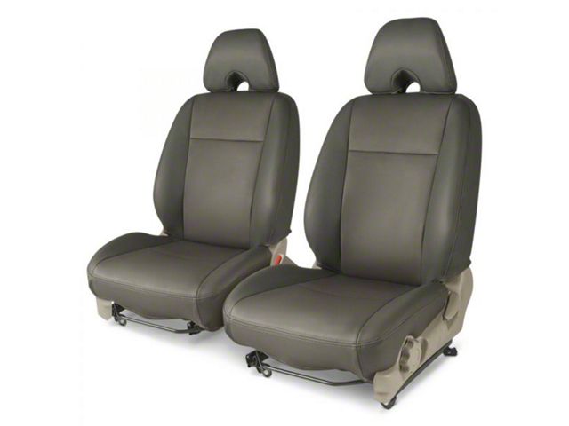 Covercraft Precision Fit Seat Covers Leatherette Custom Front Row Seat Covers; Stone (93-95 Jeep Wrangler YJ)