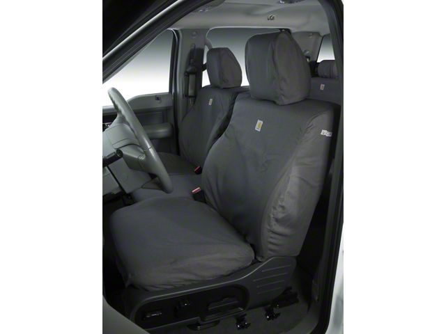 Covercraft SeatSaver Custom Front Seat Covers; Carhartt Gravel (11-12 Jeep Wrangler JK)