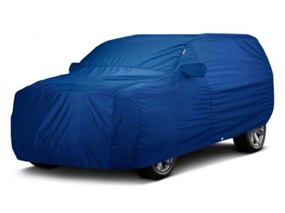 Covercraft Custom Car Covers Sunbrella Car Cover; Pacific Blue (07-18 Jeep Wrangler JK 2-Door)